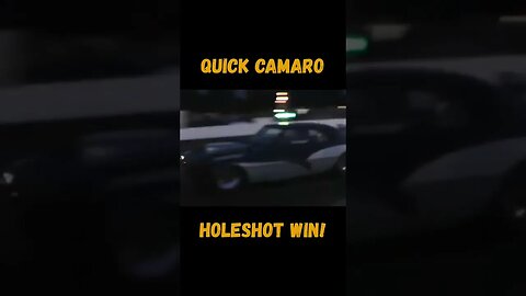 Quick Camaro Holeshot Win! #shorts