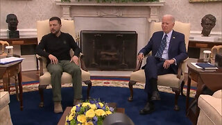 Biden Blankly Stares At The Press As They Try To Ask Him Questions After His Meeting With Zelenskyy