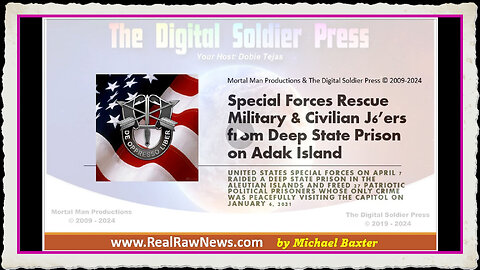 Special Forces Rescue Military and Civilian J6ers from Deep State Prison