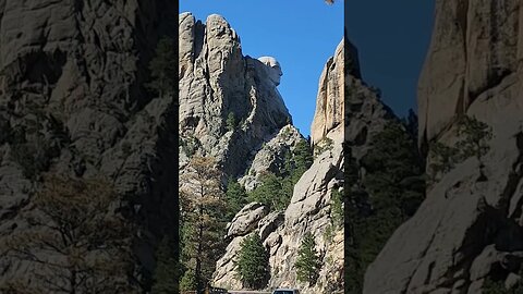 Mount Rushmore, Side View.