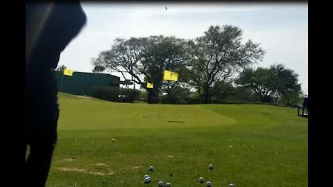 Chipping practice, plus Microphone vs Wind