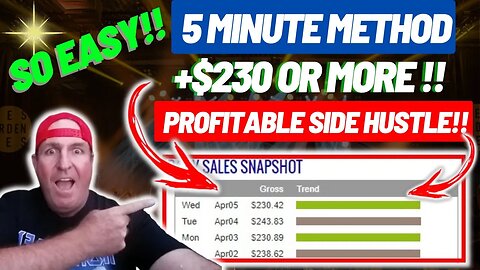 (SO EASY!) Go From $0.00 To Making +$230 Online With This 5 Minute Method (Profitable Side Hustle)