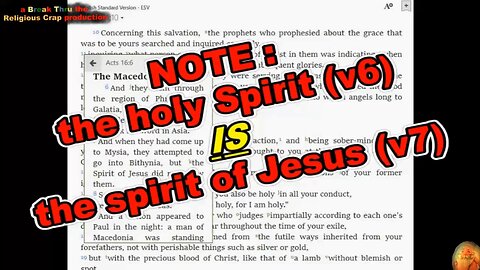 HOLY SPIRIT IS JESUS_Break Through Religious Crap- Pt17 (Addendum Pt2)