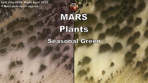 MARS Plants: Seasonal Green Evidence. ArtAlienTV