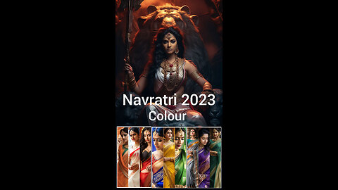 Trending Navratri Colors 2023 | 9 Epic Shades for Navratri Celebrations! 🎉| नवरात्री के रंग| #short