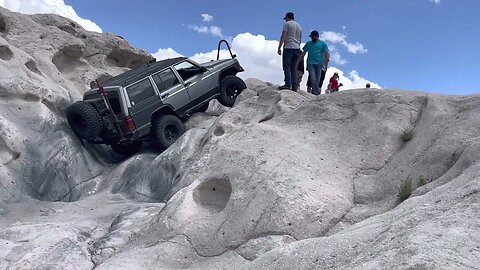 Getting sideways at little moab.