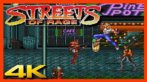 ⭐ STREETS OF RAGE | 4K/60ᶠᵖˢ | SEGA GENESIS | #streetsofrage4 #beatemup #walkthrough