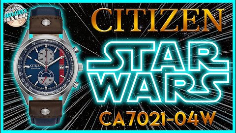 May The Quartz Be With You! | Citizen Star Wars 100m Quartz Chronograph CA7021-O4W Unbox & Review