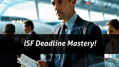 Mastering ISF Time Formula: Deadlines for Smooth Customs Clearance