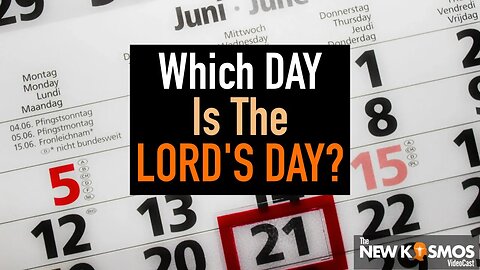 The Lord’s Day was not a Week Day