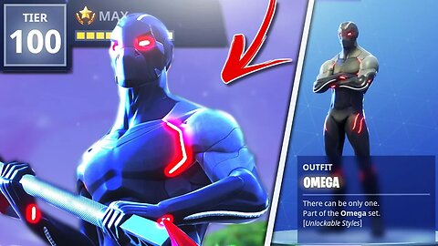 *NEW* TIER 100 "OMEGA SKIN GAMEPLAY" - (FORTNITE SEASON 4 BATTLE PASS TIER 100 OMEGA SKIN GAMEPLAY)!