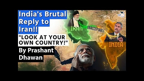 India's Brutal Reply to Iran | LOOK AT YOUR OWN COUNTRY, IRAN | Will Iran hit back?