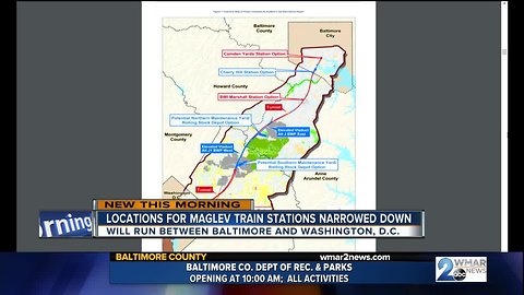 Locations for Maglev train stations narrowed down