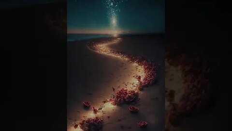 #milkyway #beach #night #love #flowers - Desert Noon