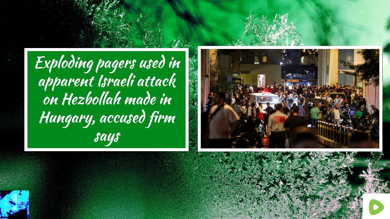 Exploding pagers used in apparent Israeli attack on Hezbollah made in ...