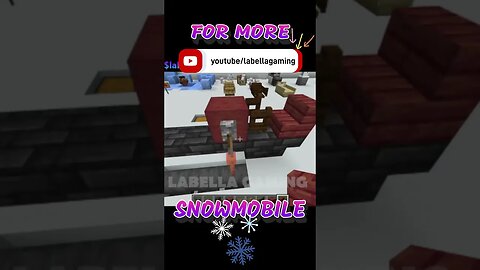 Minecraft: Snowmobile