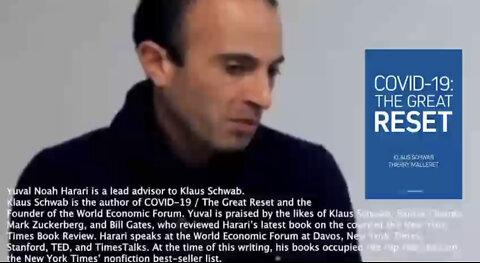 Yuval Noah Harari (Lead Advisor to Klaus Schwab) Openly Defining People as Useless