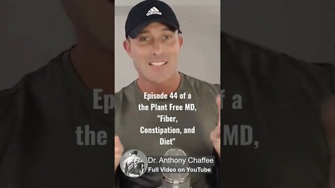 From episode 44 of The Plant Free MD, "Fiber, Constipation, and Diet" #shorts #short #fyp