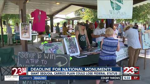 President to hear recommendations for national monuments