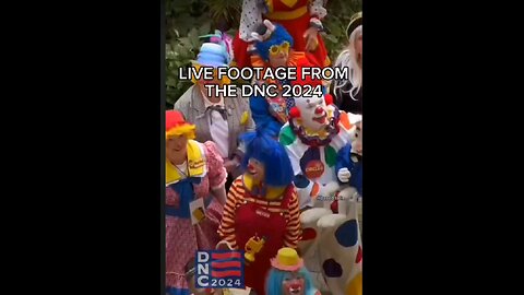 Live DNC 2024 clown show