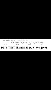 Đề thi Tham Khảo THPT 2023 - Câu 47: Có bao nhiêu cặp số nguyên (x;y) thỏa mãn: log3(x^2+y^2+x)+log2