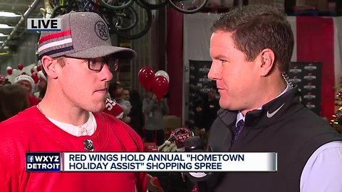 Red Wings host annual shopping spree with a surprise twist