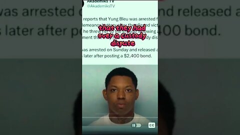 Breaking News Young Bleu (Arrested) For "Battery" And? #ytshortsvideo #trapshorts #hiphopshorts