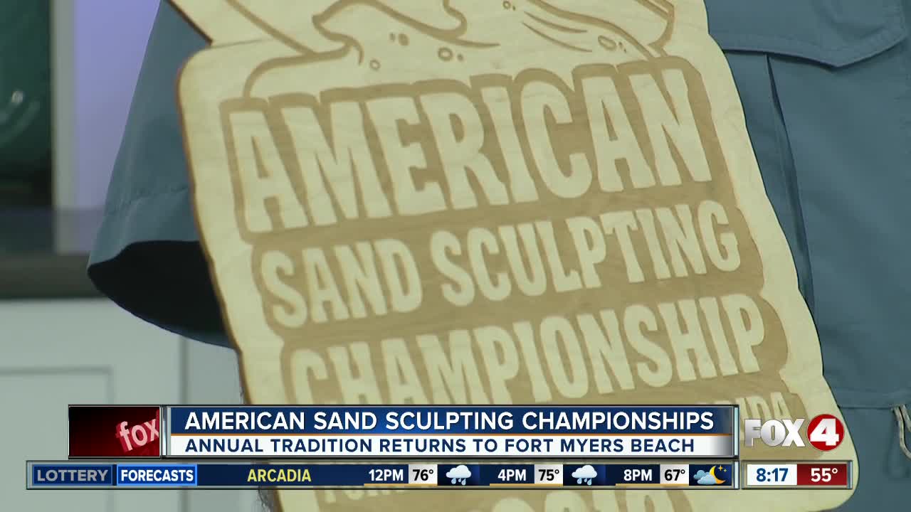 Prep for Sand Sculpting Championship underway