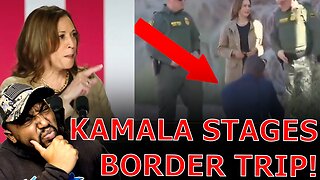 Kamala Harris BUSTED Staging Photo Op At The Border As Border Patrol DROPS DEVASTATING News!