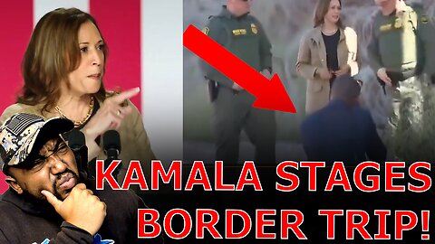 Kamala Harris BUSTED Staging Photo Op At The Border As Border Patrol DROPS DEVASTATING News!