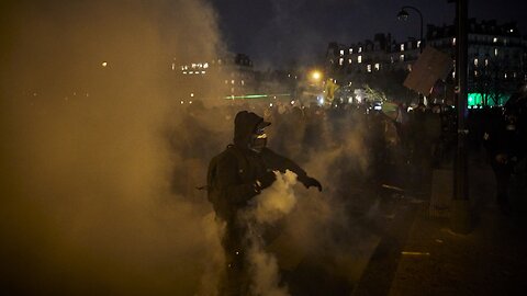 Thousands March In Nationwide Protest Over Pension Reforms In France