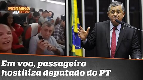 “Capitão Cueca”: passageiro hostiliza deputado do PT durante voo