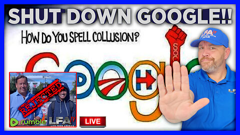 SHUT DOWN GOOGLE! | LIVE FROM AMERICA 8.22.24 11am EST