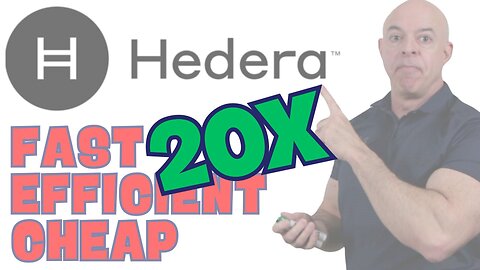 20X Potential? || Hedera (HBAR) - Speed, Efficiency, and Cost Analysis || Crypto for the Rest of Us