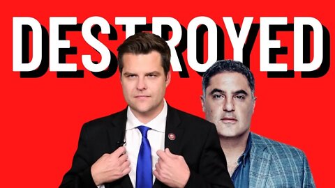 Cenk Uygur Gets DESTROYED on his own Show by Matt Gaetz