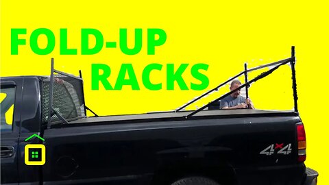 DIY Fold down ladder racks that work with tonneau cover