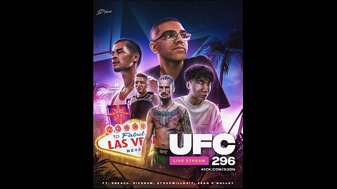 UFC FIGHT DAY - N3ON, RICEGUM, STEVEWILLDOIT, TRUMP!