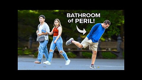 FUNNY Fart Prank in Central Park! Proper FART DISPOSAL!