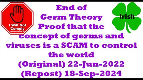 The End of Germ Theory Spacebusters 22-Jun-2022