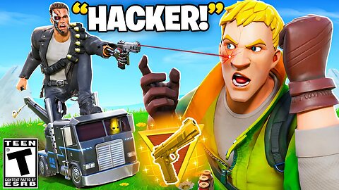 I Pretended To Be BOSS Terminator in Fortnite