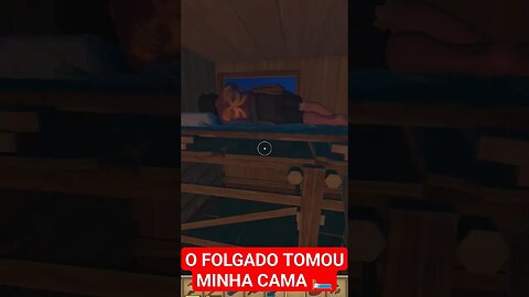 O FOLGADO TOMOU MINHA CAMA #pc #gameplay #meme #rir #engraçado #comedy #games #2033 #online #raft