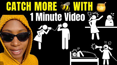 CATCH MORE BEES WITH HONEY THAN VINEGAR (1 minute video)