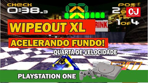 Quarta de Velocidade | Acelerando fundo em "WipeOut XL" para PSX!