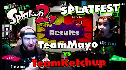 Splatoon 2 Splatfest Mayo VS Ketchup RESULTS! - Father (Mayo) VS Son (Ketchup) REACTIONS!