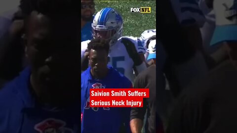 Lions Saivion Smith Suffered Serious Neck Injury #shorts #nfl #detroitlions #football #smith