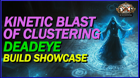 [POE 3.25] Kinetic Blast Of Clustering Deadeye - Quick Mapper With High Item Rarity - Build Showcase