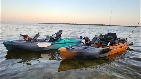 This is WHY YOU BUY Pedal Drive Kayak Old Town Sportsman PDL 120 and 106 Fishing Kayaks