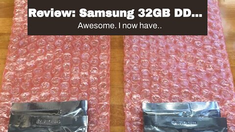 Review: Samsung 32GB DDR4 2666MHz RAM Memory Module for Laptop Computers (260 Pin SODIMM, 1.2V)...