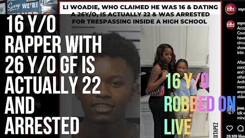 Rapper Lil Woadie almost pulled a fast one 16yo robbed while on Live