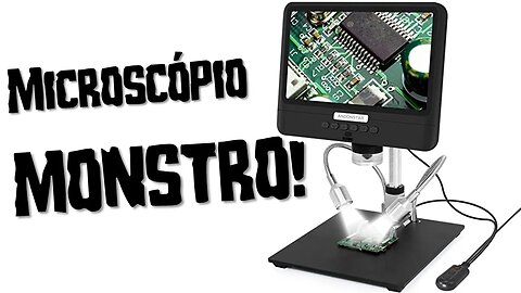 AD208 o microscópio GIGANTE da Adonstar para eletrônica